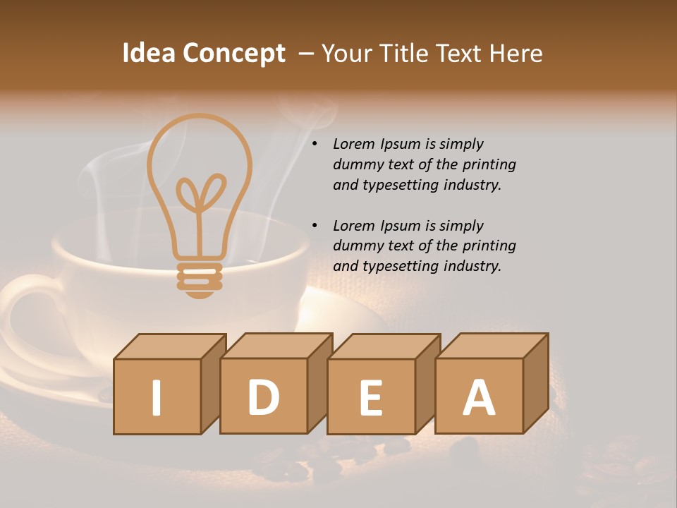 Luxury Closeup Dried PowerPoint Template