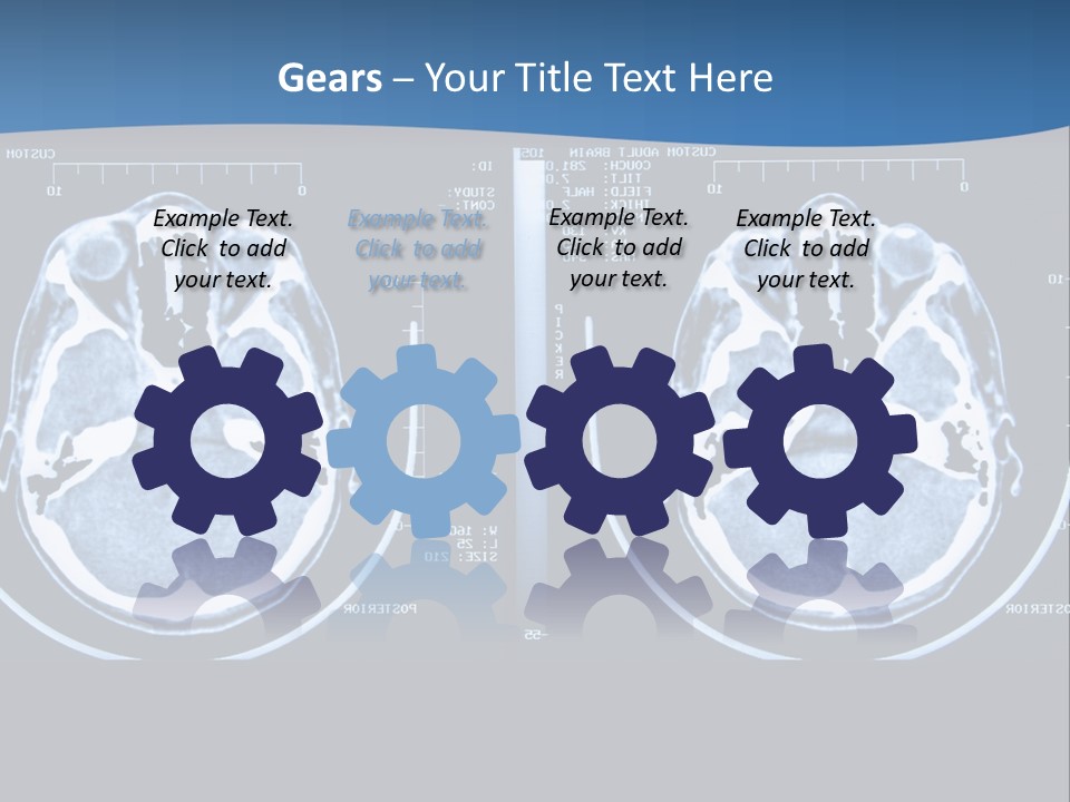 Picture Test Brain PowerPoint Template