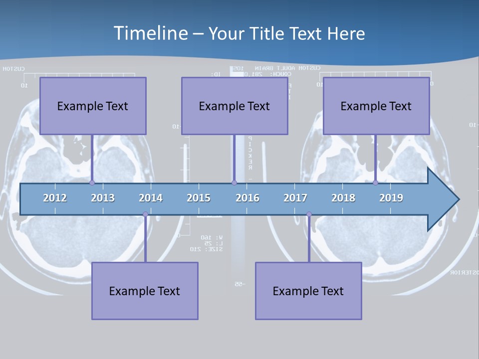 Picture Test Brain PowerPoint Template