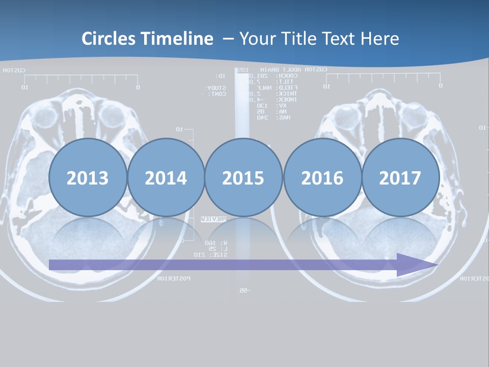 Picture Test Brain PowerPoint Template