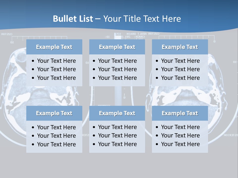Picture Test Brain PowerPoint Template