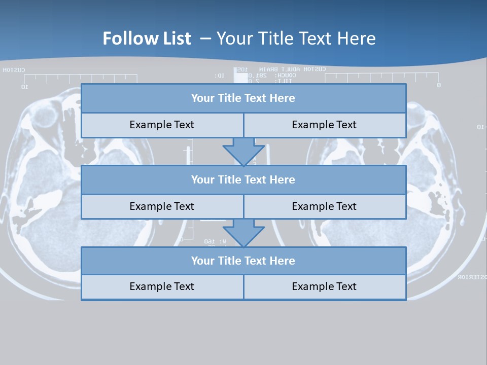 Picture Test Brain PowerPoint Template