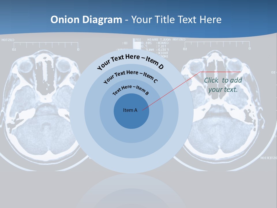 Picture Test Brain PowerPoint Template