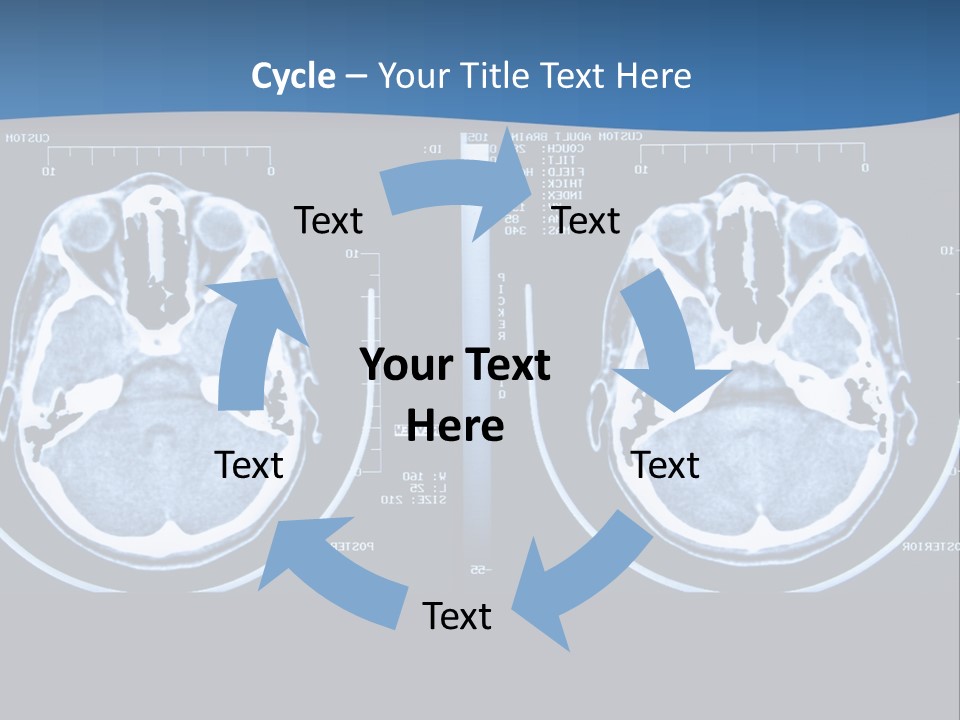 Picture Test Brain PowerPoint Template