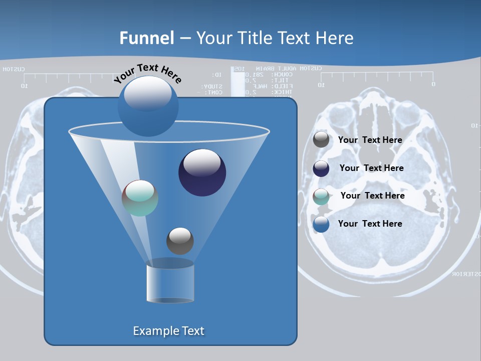 Picture Test Brain PowerPoint Template