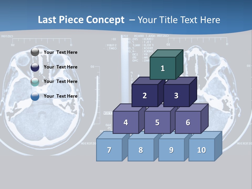 Picture Test Brain PowerPoint Template