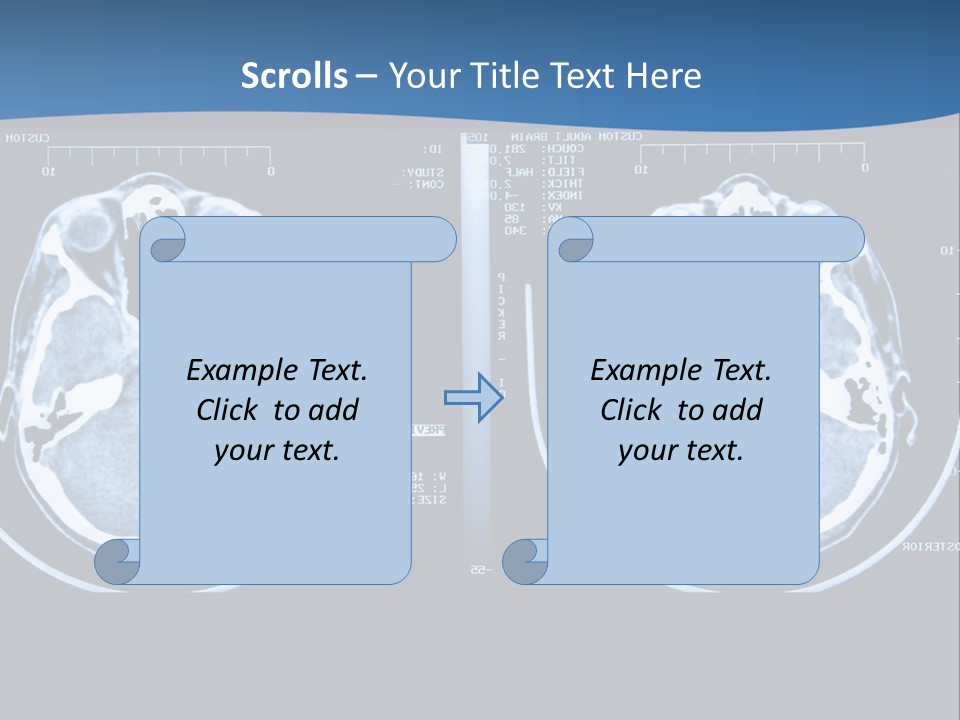 Picture Test Brain PowerPoint Template
