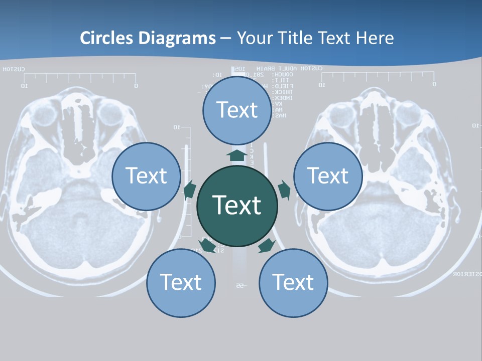 Picture Test Brain PowerPoint Template