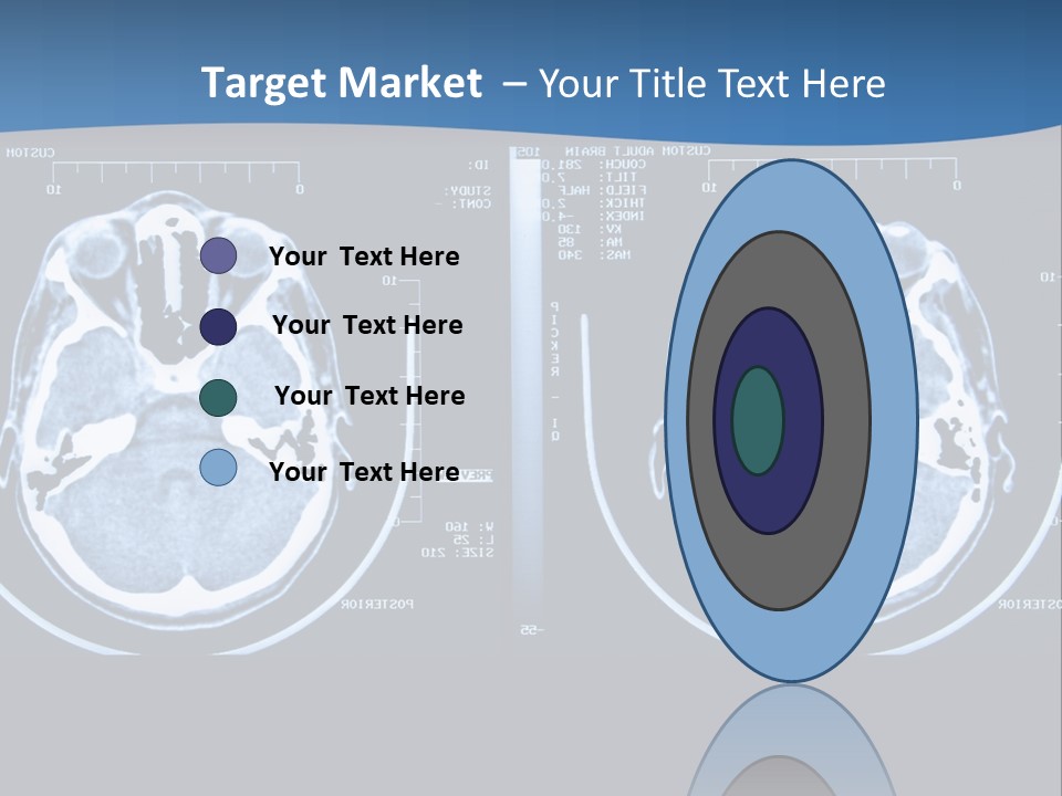 Picture Test Brain PowerPoint Template