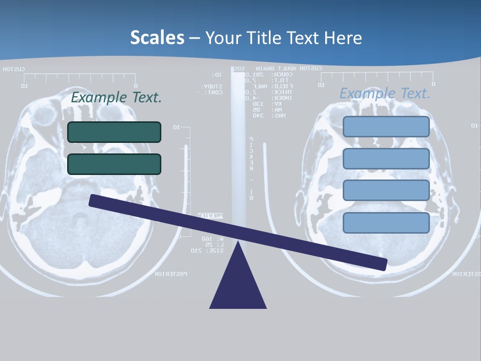 Picture Test Brain PowerPoint Template