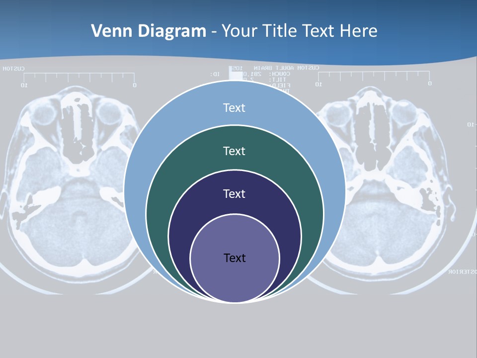 Picture Test Brain PowerPoint Template