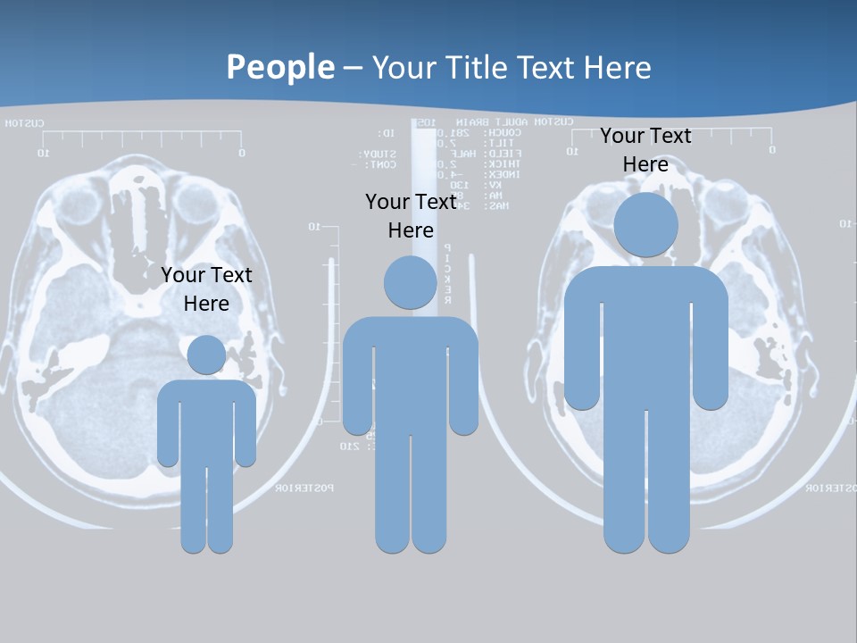 Picture Test Brain PowerPoint Template