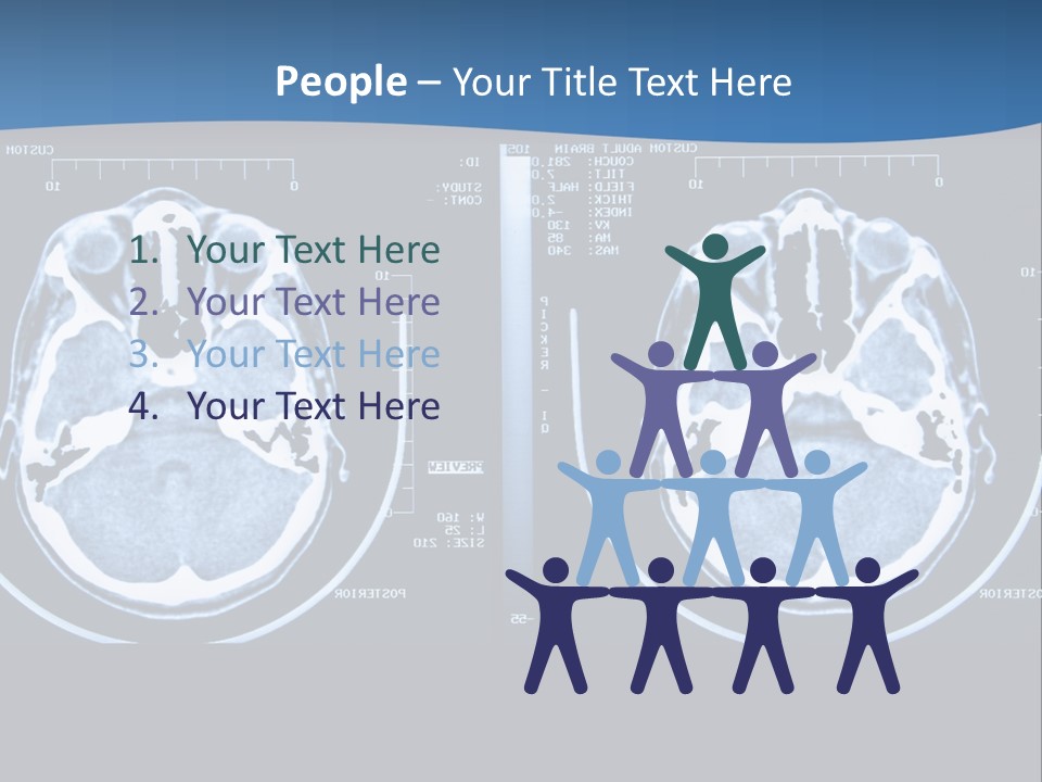 Picture Test Brain PowerPoint Template
