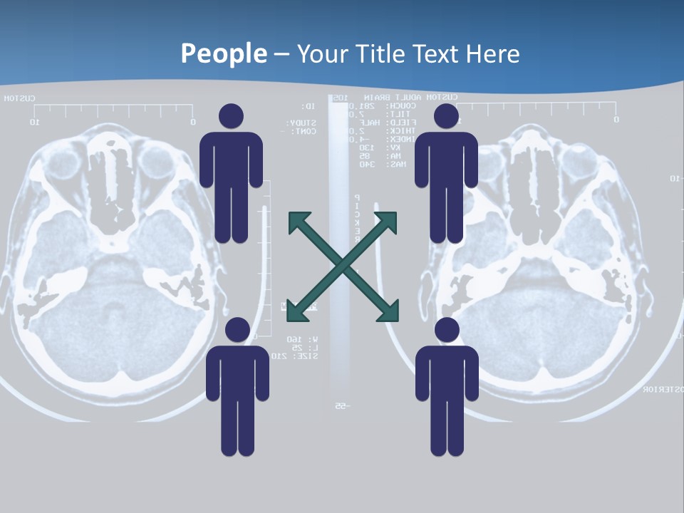 Picture Test Brain PowerPoint Template