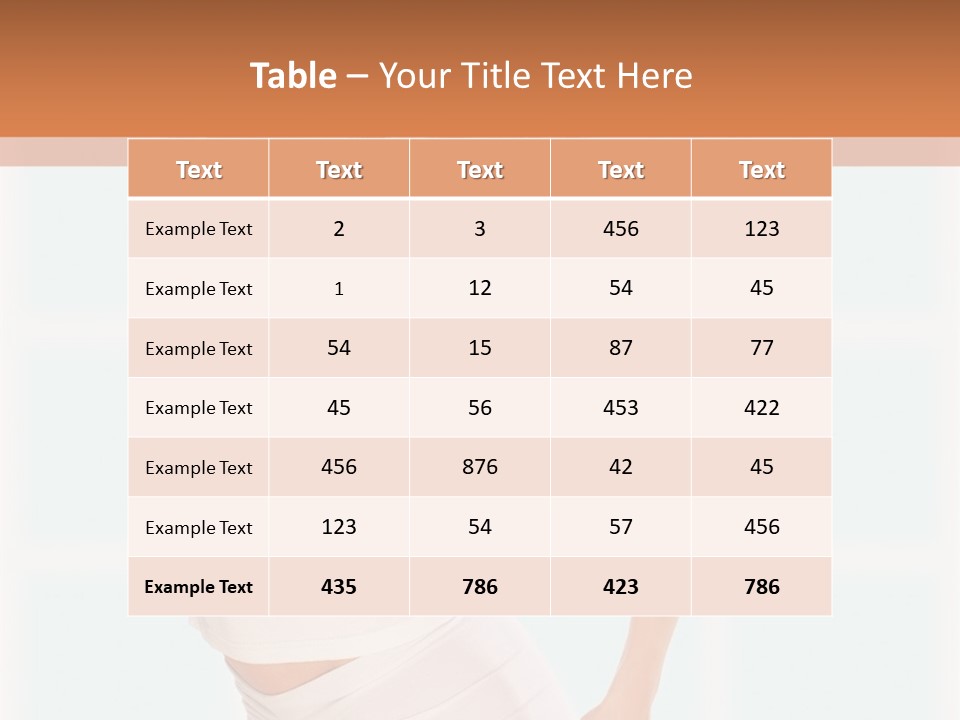 Sensual Health Calories PowerPoint Template