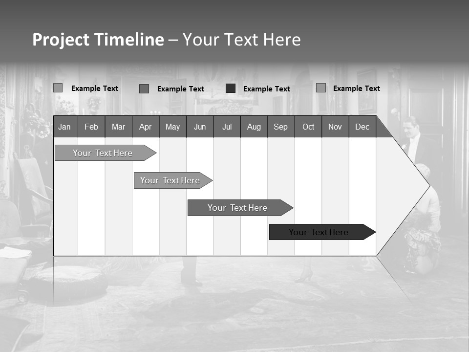 Exquisite Ornate Large Group Of People PowerPoint Template