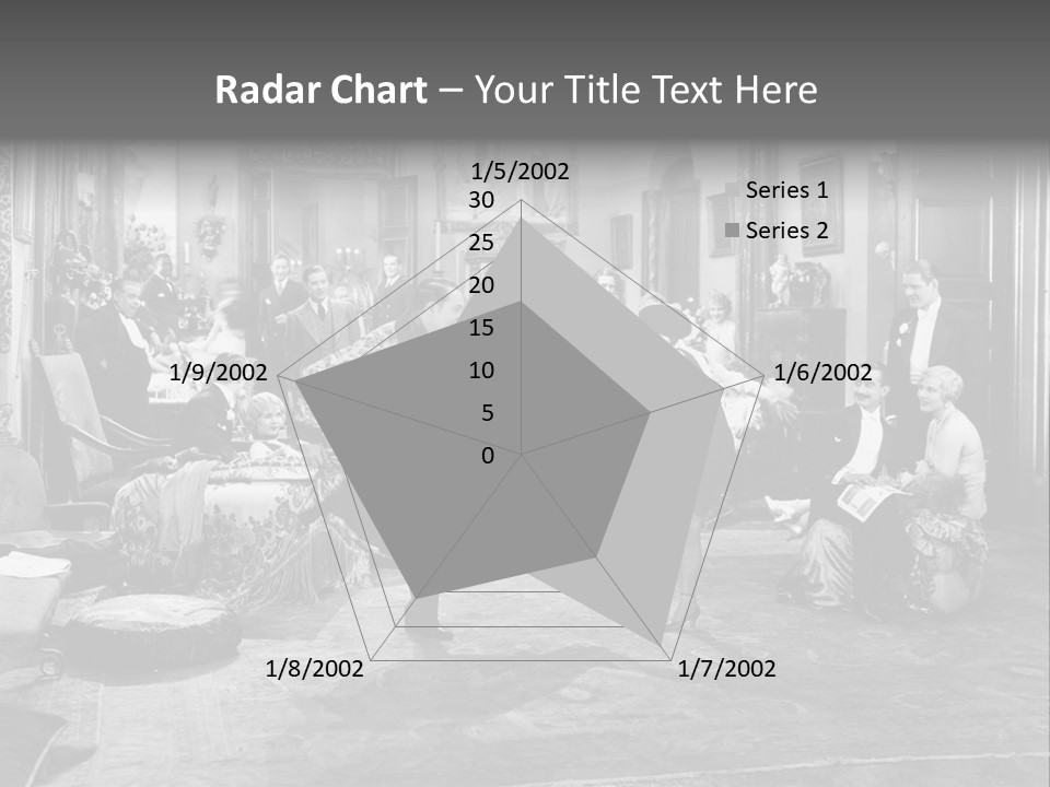 Exquisite Ornate Large Group Of People PowerPoint Template