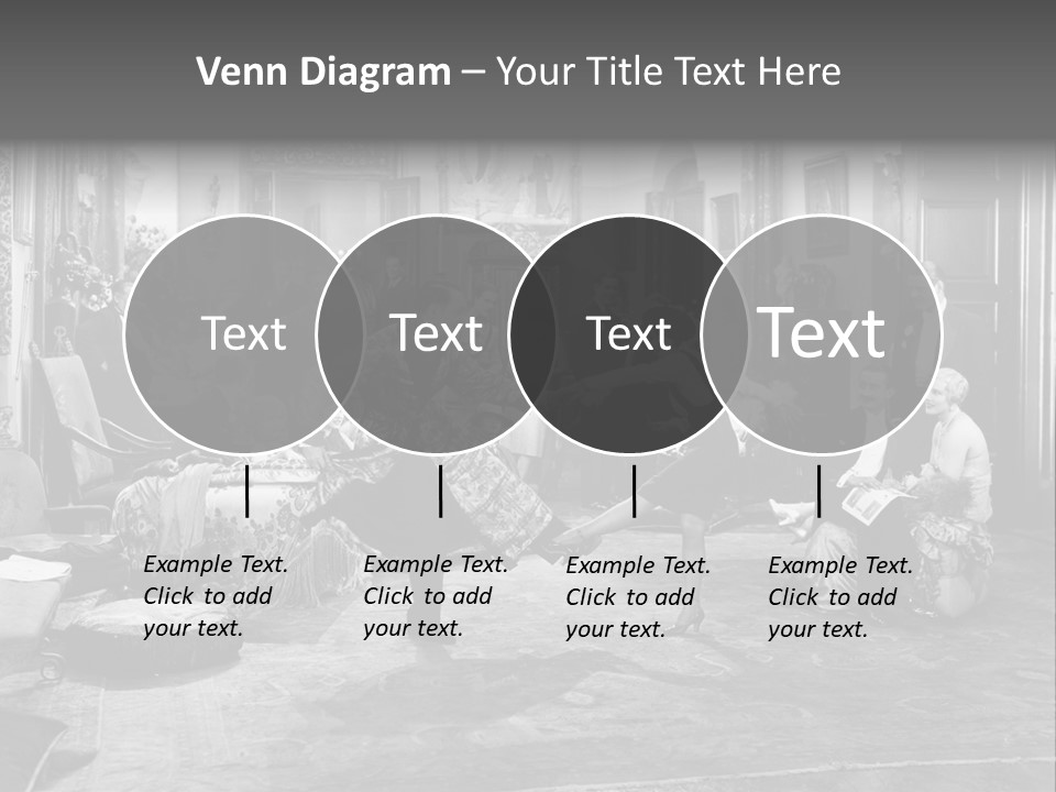 Exquisite Ornate Large Group Of People PowerPoint Template