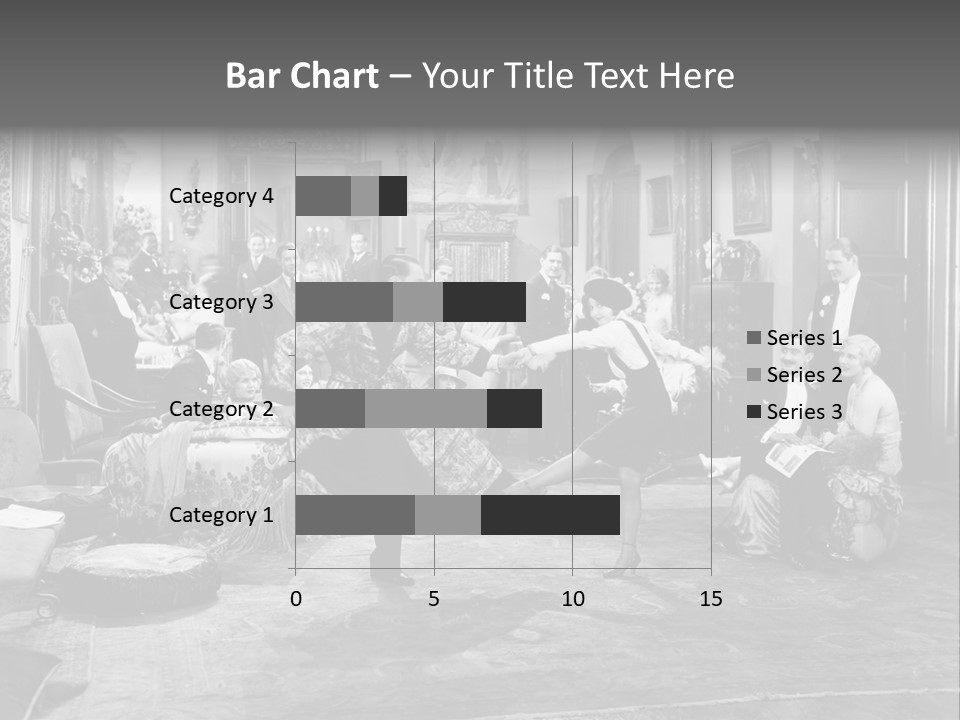 Exquisite Ornate Large Group Of People PowerPoint Template