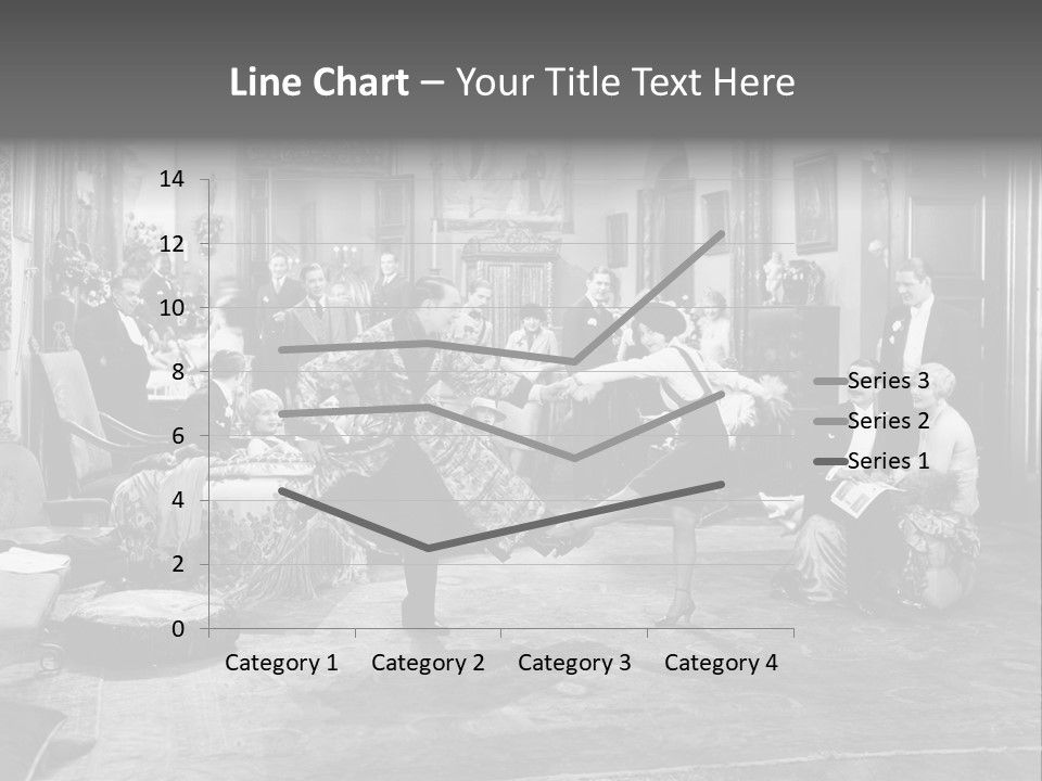 Exquisite Ornate Large Group Of People PowerPoint Template