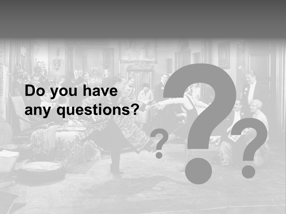 Exquisite Ornate Large Group Of People PowerPoint Template