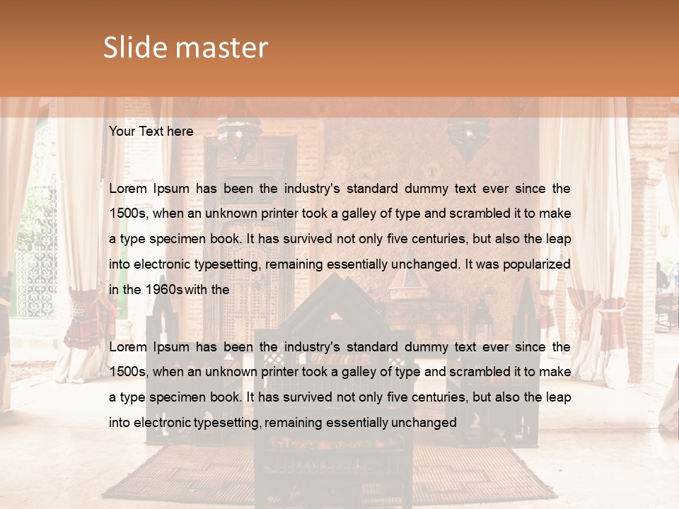 Traditional Style Arabian PowerPoint Template