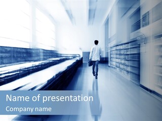 Library Literature Studying PowerPoint Template