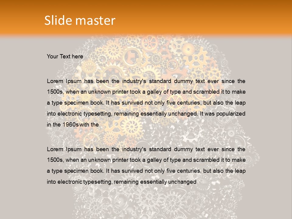 Innovation Shadow Generate PowerPoint Template