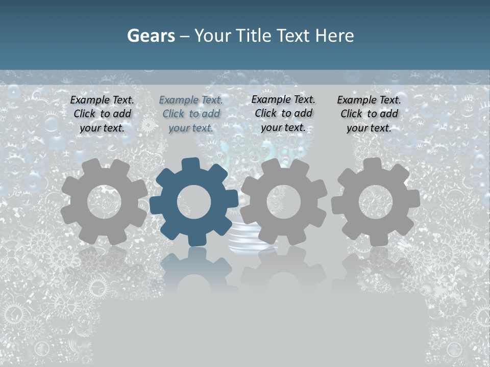 Electricity Creativity Male PowerPoint Template