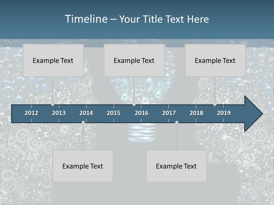 Electricity Creativity Male PowerPoint Template