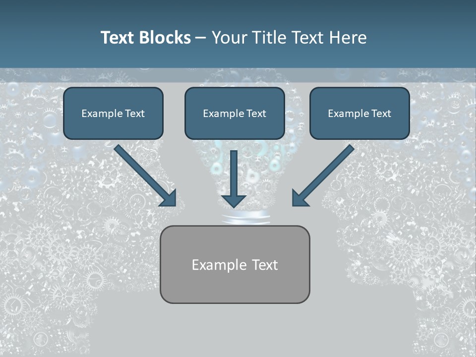 Electricity Creativity Male PowerPoint Template