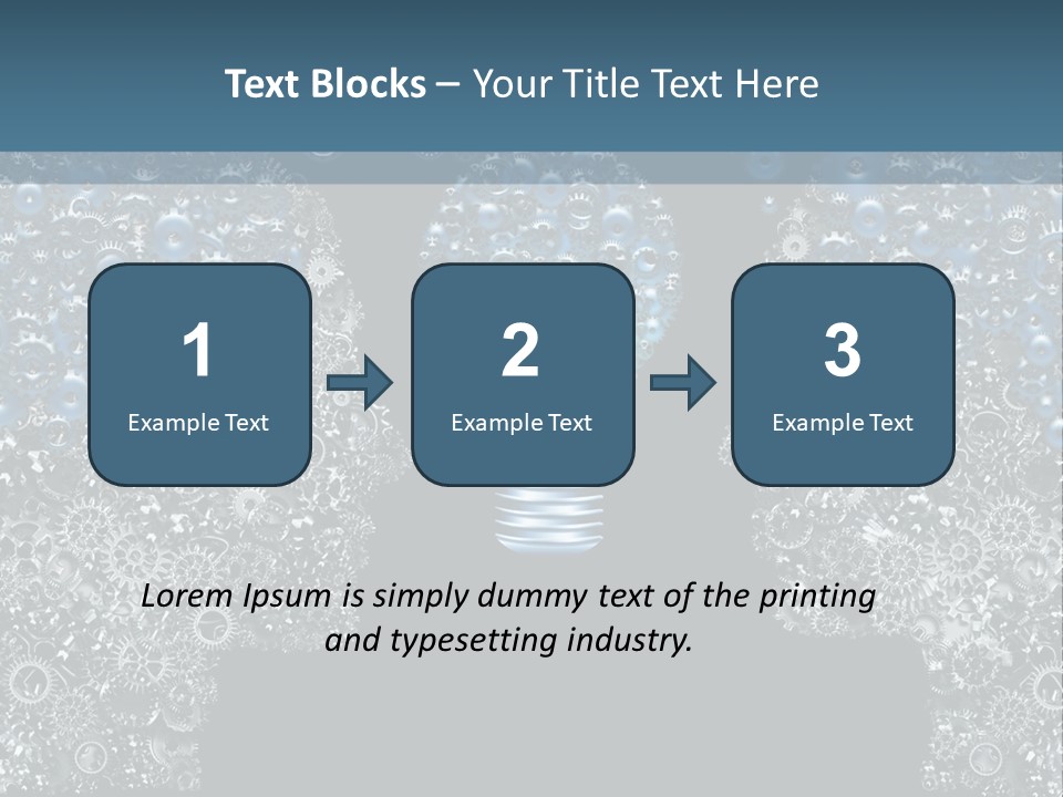 Electricity Creativity Male PowerPoint Template