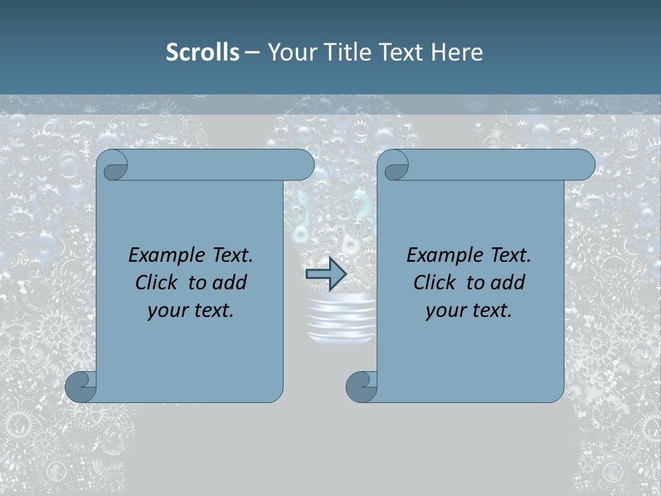 Electricity Creativity Male PowerPoint Template