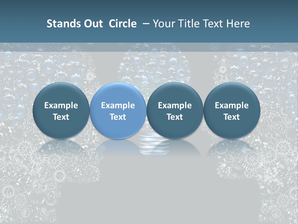 Electricity Creativity Male PowerPoint Template