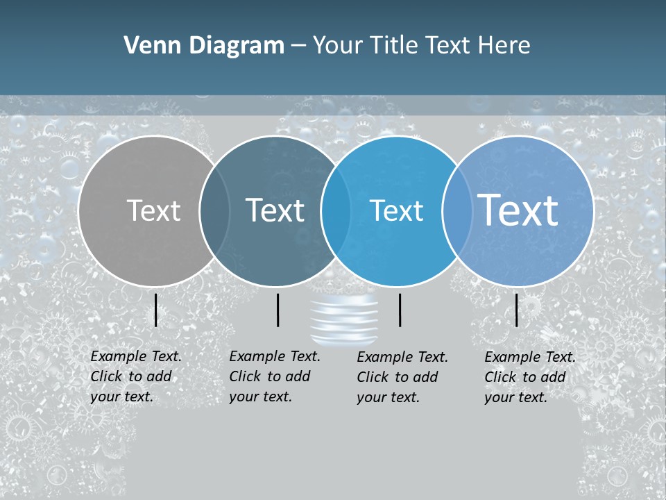 Electricity Creativity Male PowerPoint Template