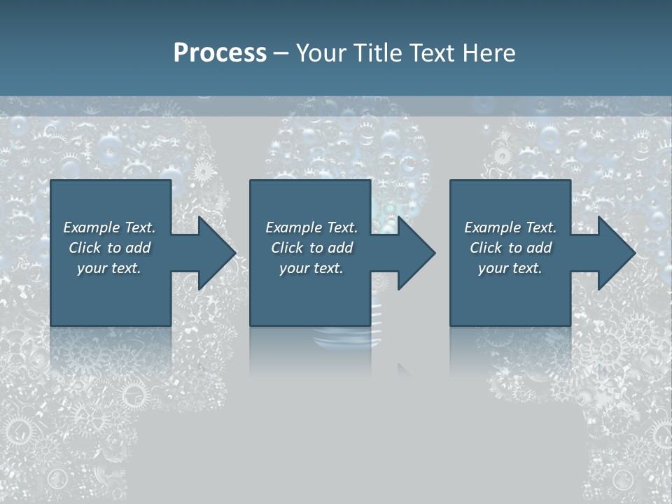 Electricity Creativity Male PowerPoint Template