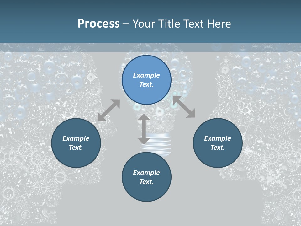 Electricity Creativity Male PowerPoint Template