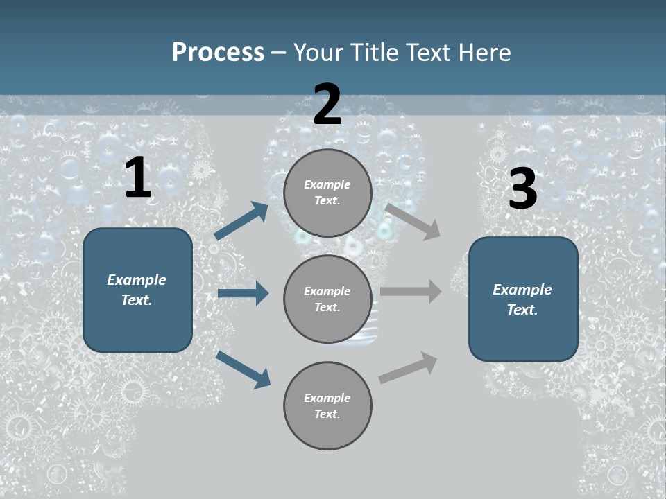 Electricity Creativity Male PowerPoint Template