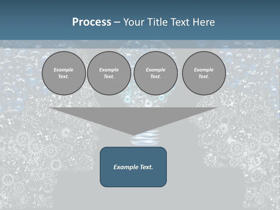 Electricity Creativity Male PowerPoint Template
