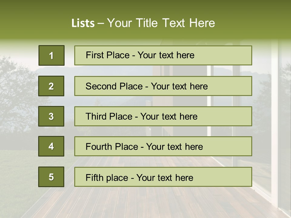 Nature Sky Design PowerPoint Template