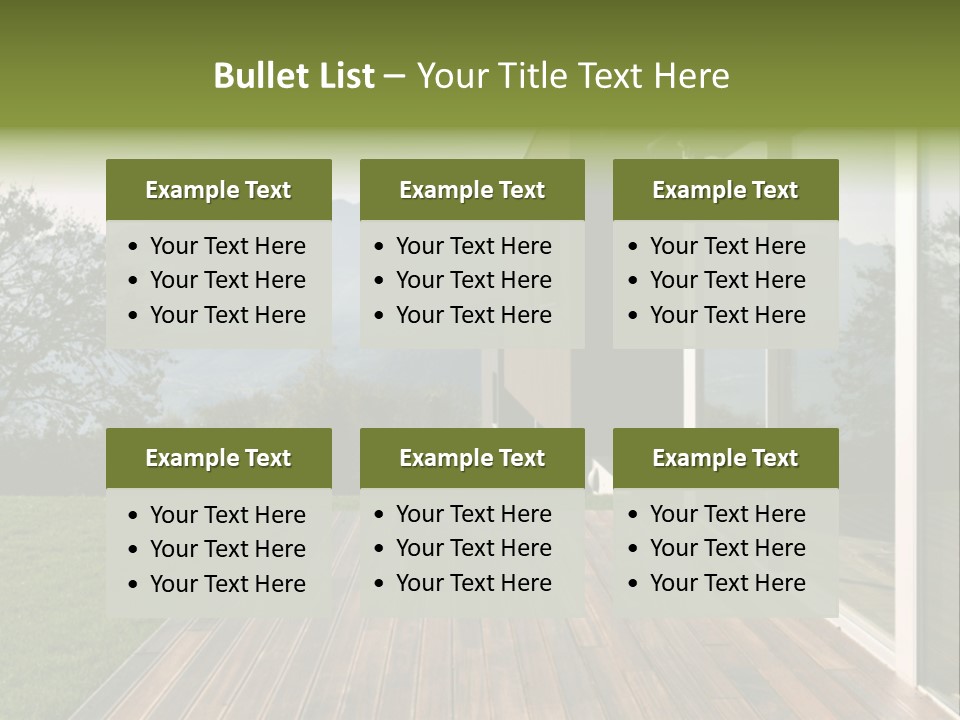 Nature Sky Design PowerPoint Template