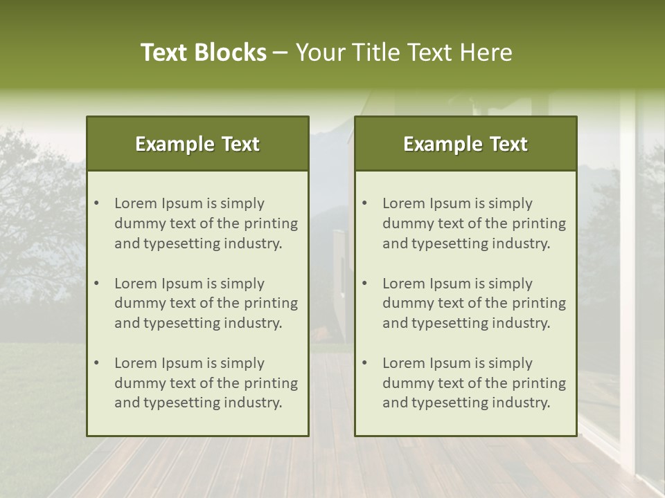 Nature Sky Design PowerPoint Template