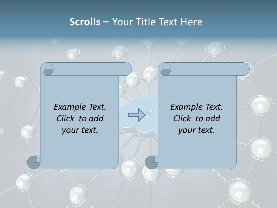 User Illustration Virtual PowerPoint Template