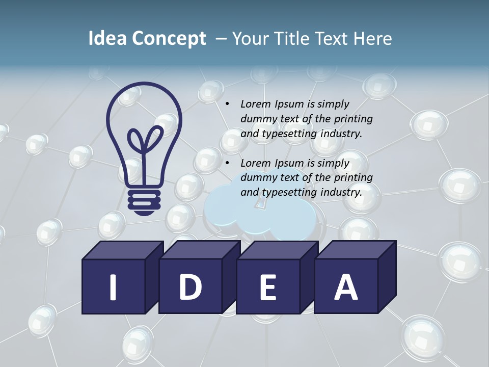 User Illustration Virtual PowerPoint Template