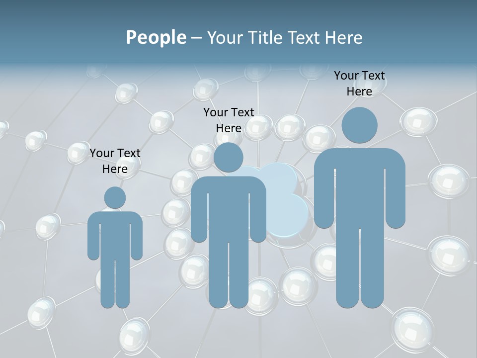 User Illustration Virtual PowerPoint Template