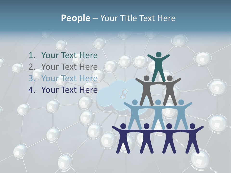 User Illustration Virtual PowerPoint Template