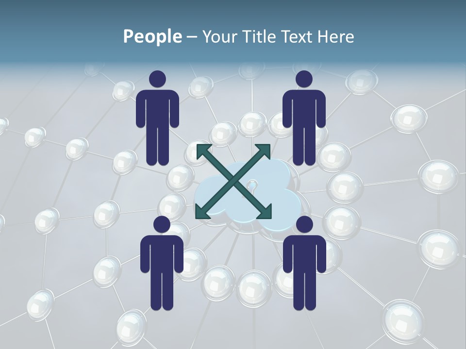 User Illustration Virtual PowerPoint Template