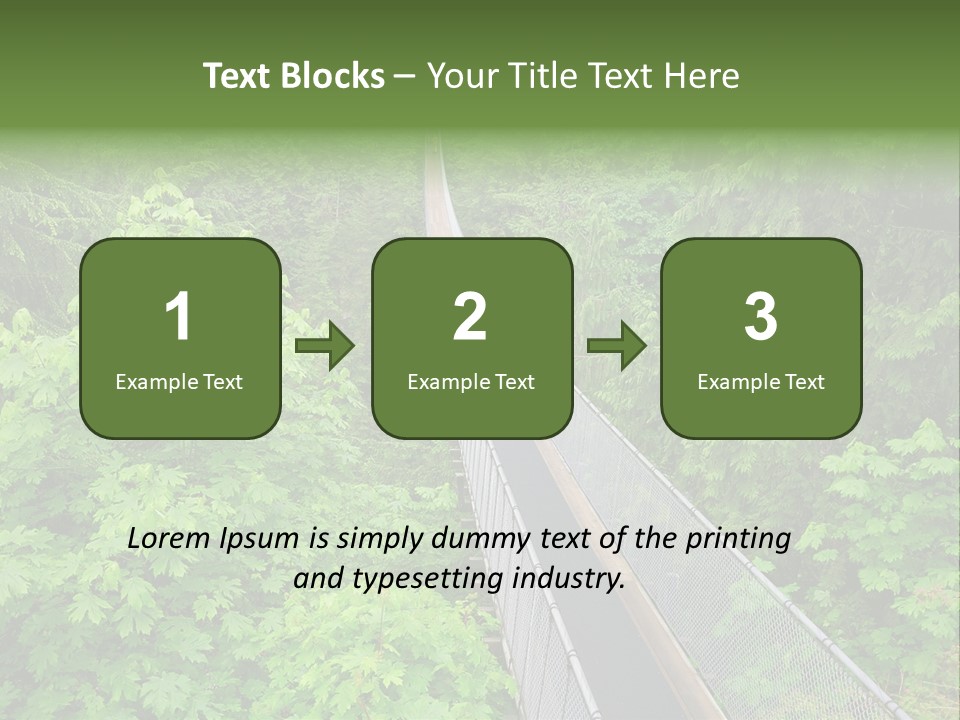 Steel Canyon Mountain PowerPoint Template
