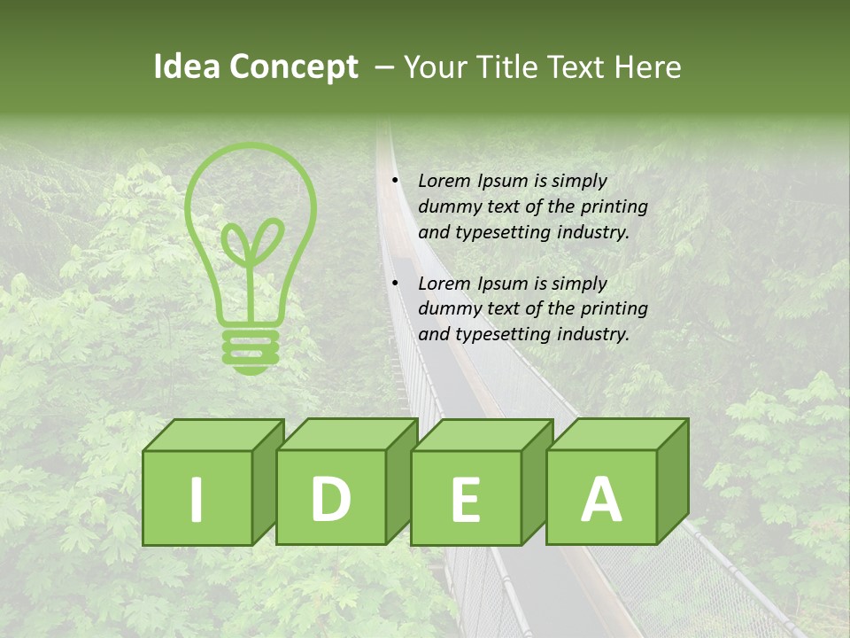 Steel Canyon Mountain PowerPoint Template