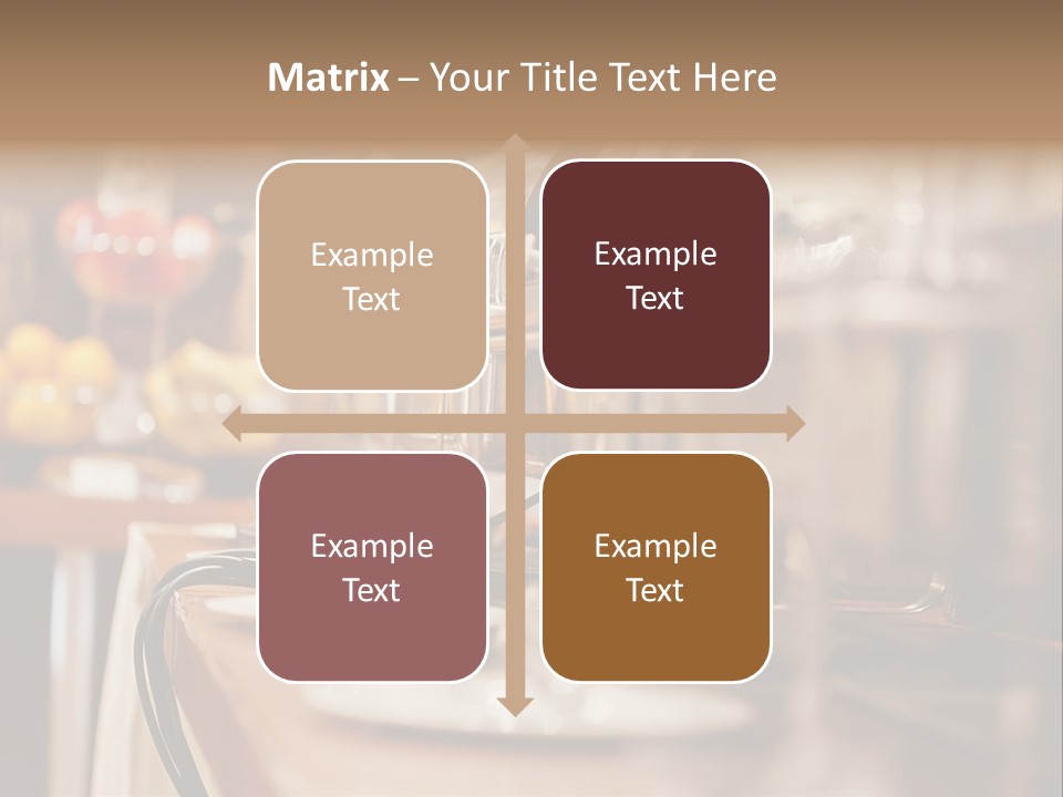 Objects Food Containers PowerPoint Template
